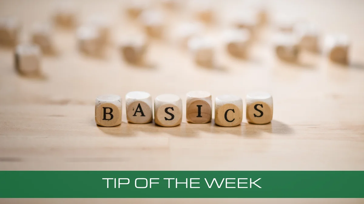 Understand the Basics First